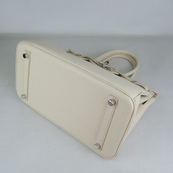 Replica Hermes Birkin 30CM Togo Leather Bag Cream 6088 On Sale